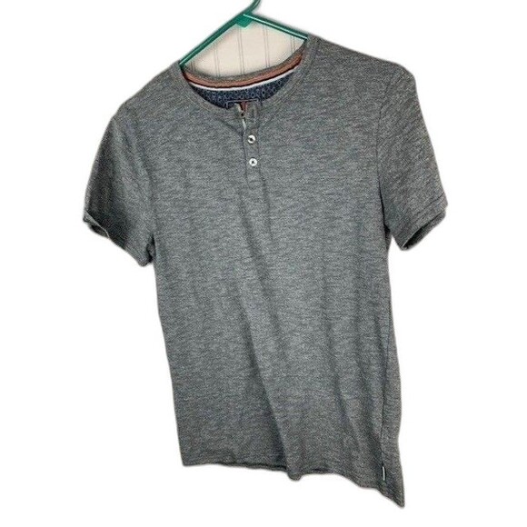 Ted Baker Other - Ted Baker Size S Mens Short Sleeve Henly Tee Shirt Gray Pattern